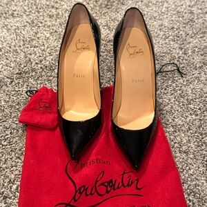 Christian Louboutin Black Patent Leather Heels